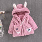 Baby Fluffy Hooded Teddy Coat With Bag