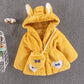 Baby Fluffy Hooded Teddy Coat With Bag