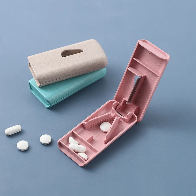 Mini Pill Holder Tablet Cutter