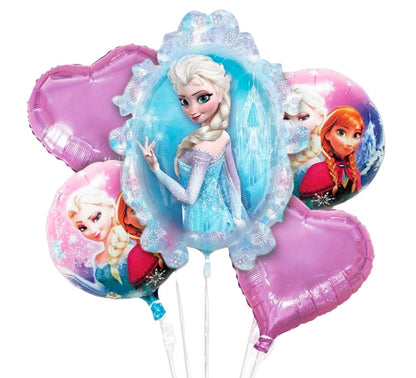 Children Birthday 5Pcs Helium Balloons Birthday Party (Assorted )