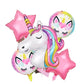 Children Birthday 5Pcs Helium Balloons Birthday Party (Assorted )