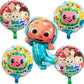 Children Birthday 5Pcs Helium Balloons Birthday Party (Assorted )