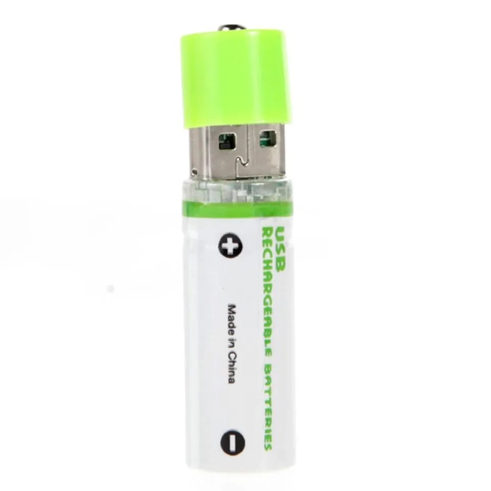 USB Rechargeable AA Battery Batteries, 1450 mAh