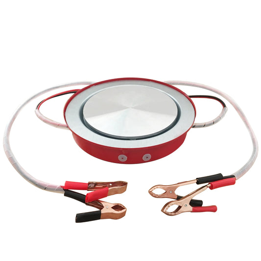 12V DC Solar Electric Stove – Portable Battery-Operated Hot Plate (300W/600W) for Car, RV, Camping & Emergency Use