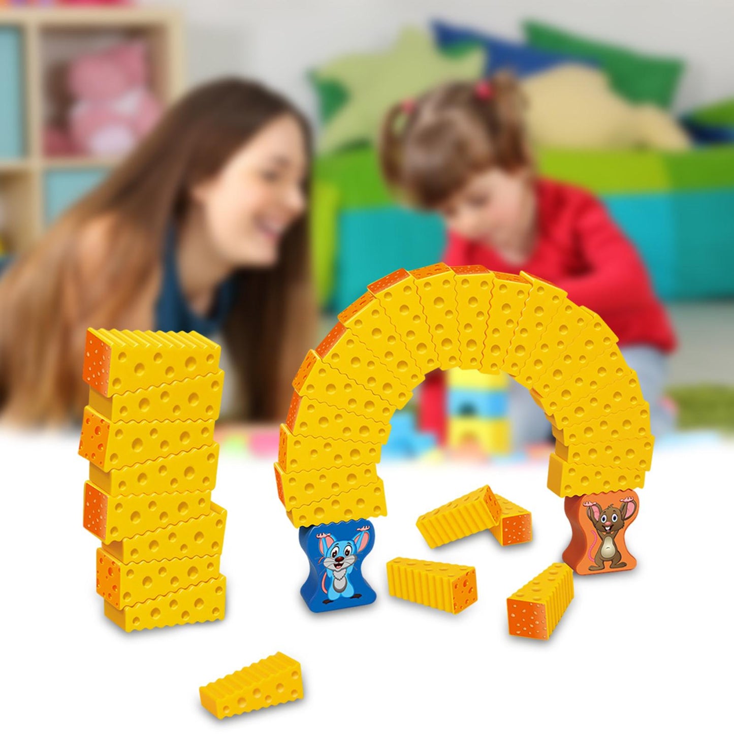 Game Toy Mouse Cake Stacking Balancing Games For Kids