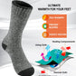 Thermal Warm Heavy Duty Cotton Crew Work Boot Socks – 3 Pairs