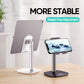 JOYROOM JR-ZS203 Multi-angle Adjustable Telescopic Stand Desktop Bracket for Mobile Phone and Tablet - Black