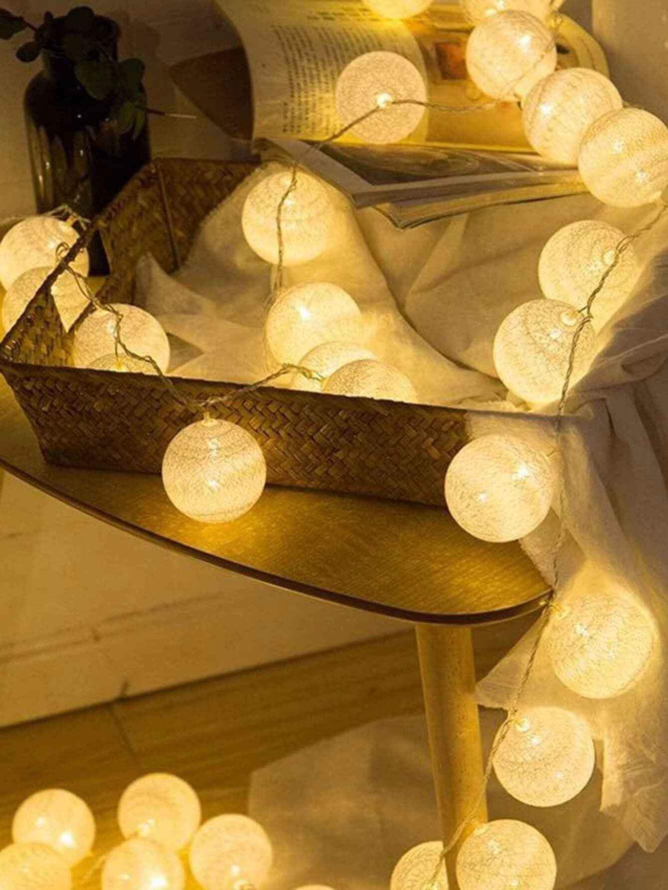 Fairy Cotton Ball 10 LED Light