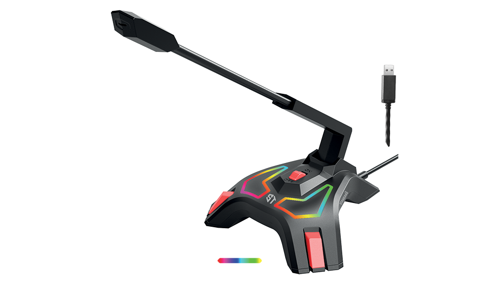 RGB - M6 Desktop Microphone For Gaming