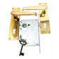 Lever lock set 5L Brass Plated