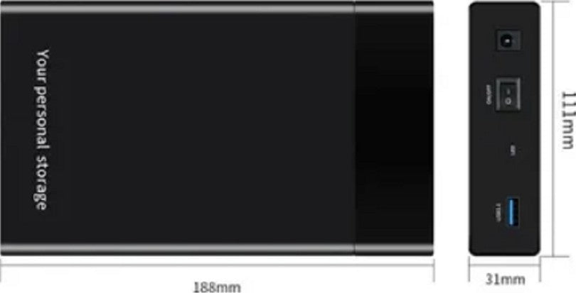 R60 3.5′′ SATA External Hard Drive Case USB 2.0