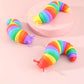 Toy Fidget Slug Sensory Flexible Desk Stress Relief Caterpillar Toy