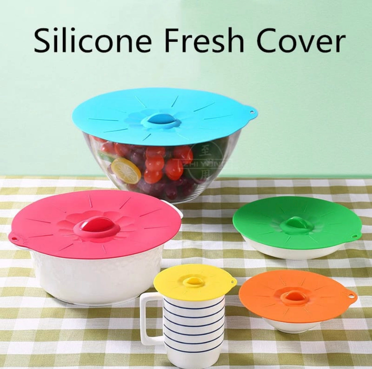 Silicone Pot/Bowl Lid Set 5pc