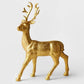 Golden Standing Deer Decor