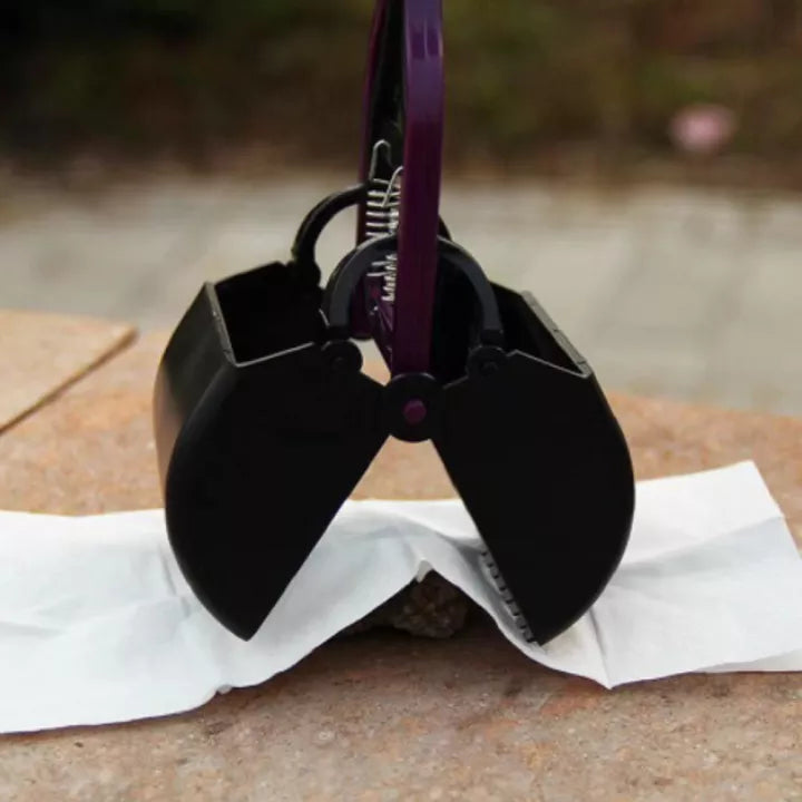 TRENY Long Handle Portable Dog Poop Scoop