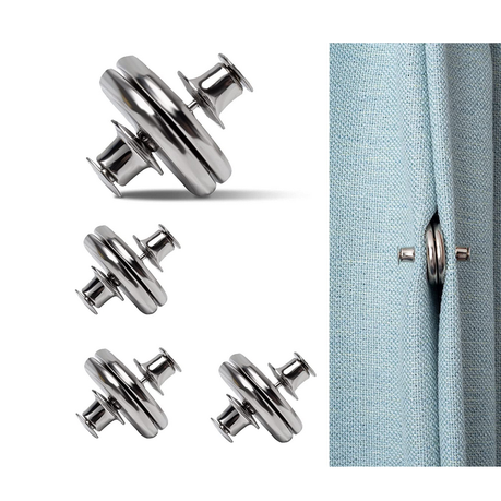 Curtain Weights Magnets Button 4pairs
