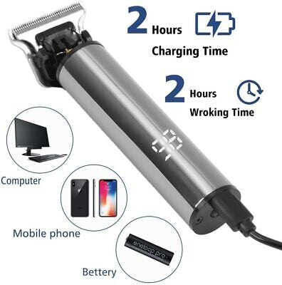 Aerbes AB-J17 Mini Electric Hair Trimmer Cordless with LCD Display