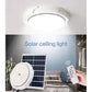 Solar Lights Indoor Home Intelligent Solar LED Ceiling/Pendant Light with Remote Control, Integrated Cool 180watt