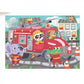 Little Learners - Firetruck animal Puzzle 60pcs