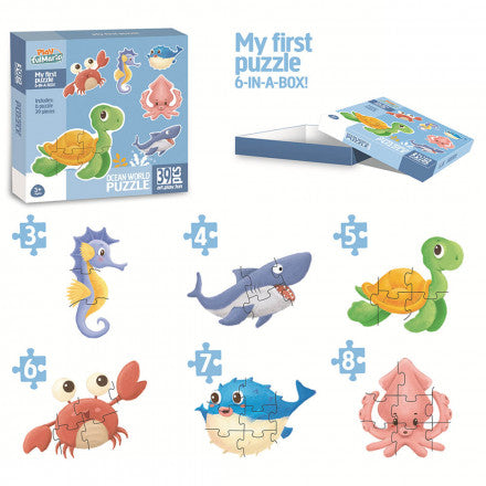 Little Learners - Ocean World Puzzle Set of 6