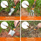 Piece Stainless Steel Heavy Duty Garden Tools Set - 7Pcs