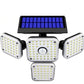 Solar Powered Sensor Wall Light 144 LED