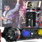 Portable Bluetooth Super Bass Speaker Phone Holder TF FM AUX-in Outdoor Handsfree Headset With Mic Support Smartphone PC