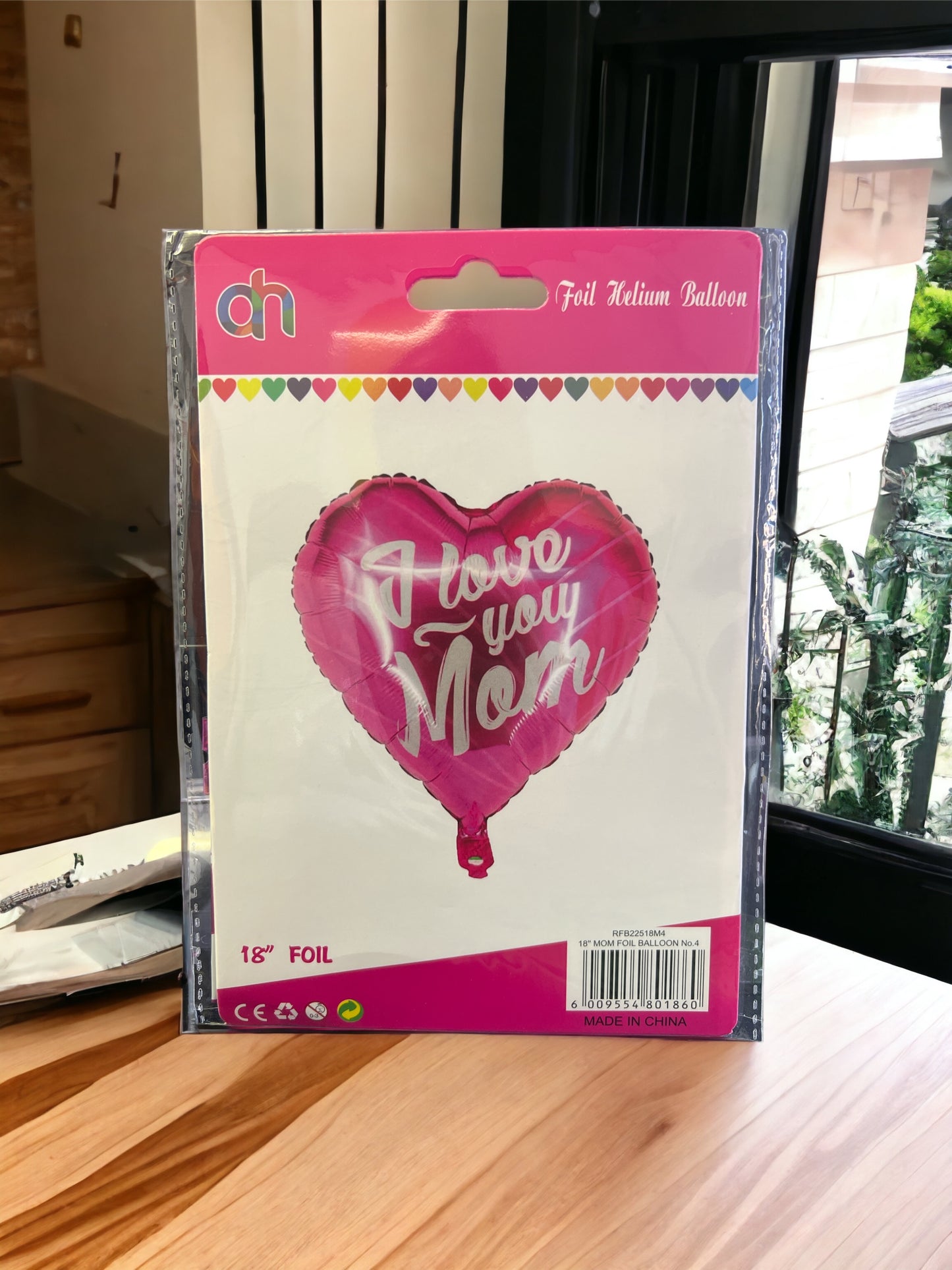 Happy Mothers Day Foil Helium Balloon