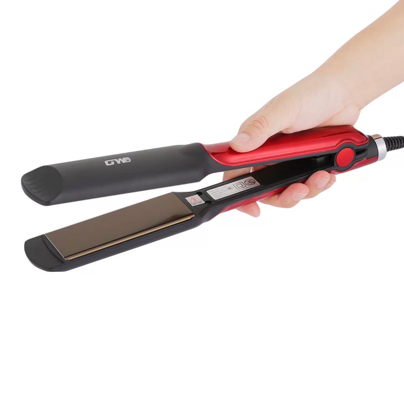 Guowei GW-745 Electric Hair Straightener Flat Coating Styling Tool Iron With Smooth Thermostatic Plate Fast Heating Hair Splint