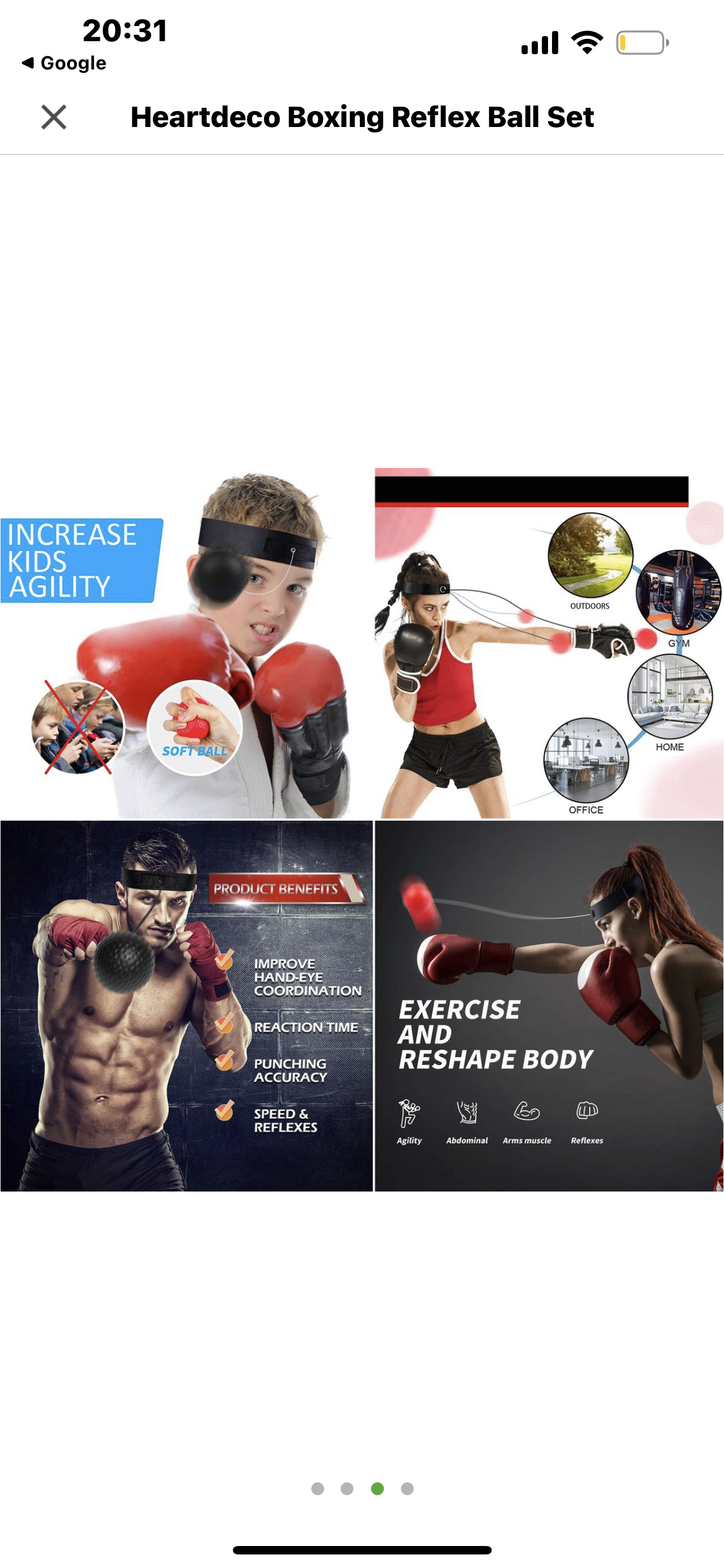 Boxing Reflex Ball Set