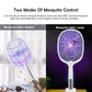 NEW 2 in 1 Electronic Mosquito Swatter and Mosquito Killer Lamp Rechargeable Mosquitoes Trap Lamp & Mosquito Racket Anti-mosquito Household