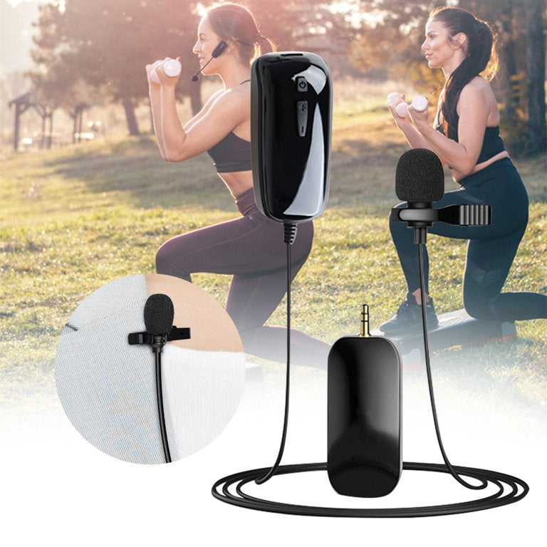 Microphone Mini Handheld Mini Portable Wireless Rechargeable Microphone Voice Amplifier ...