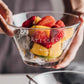 French Glass Dessert Bowls 2pc