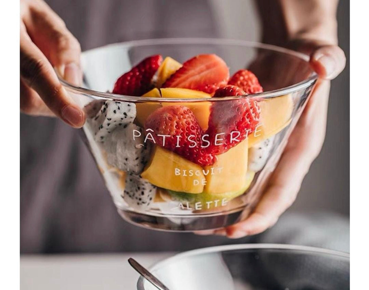 French Glass Dessert Bowls 2pc