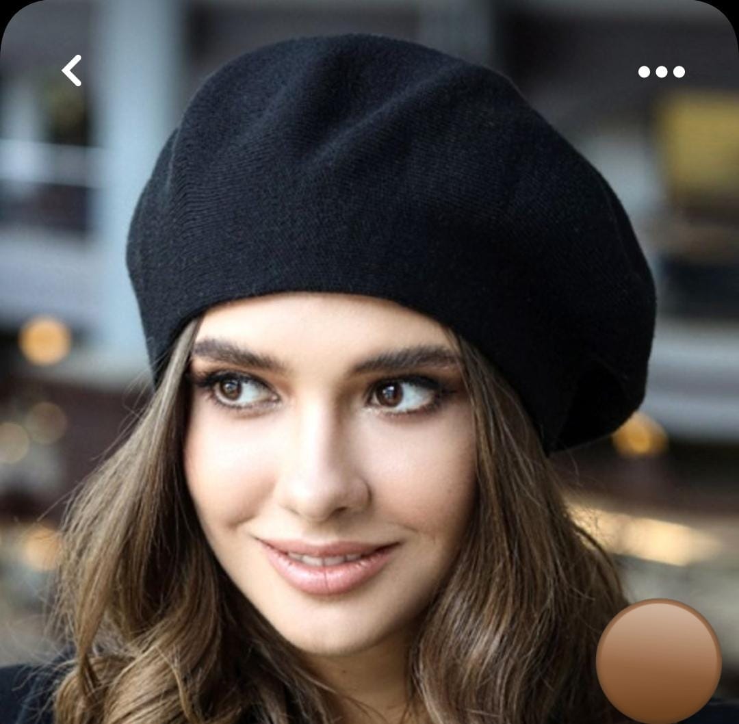 Beret Hats Women Winter French Hat Girls Solid Color Fashion Autumn Winter Beret