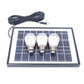 Solar Power Energy Lighting System Kit With 3 LED Lights, 1 Fan & 1 Solar Panel