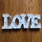 LED Love Sign Illuminated
