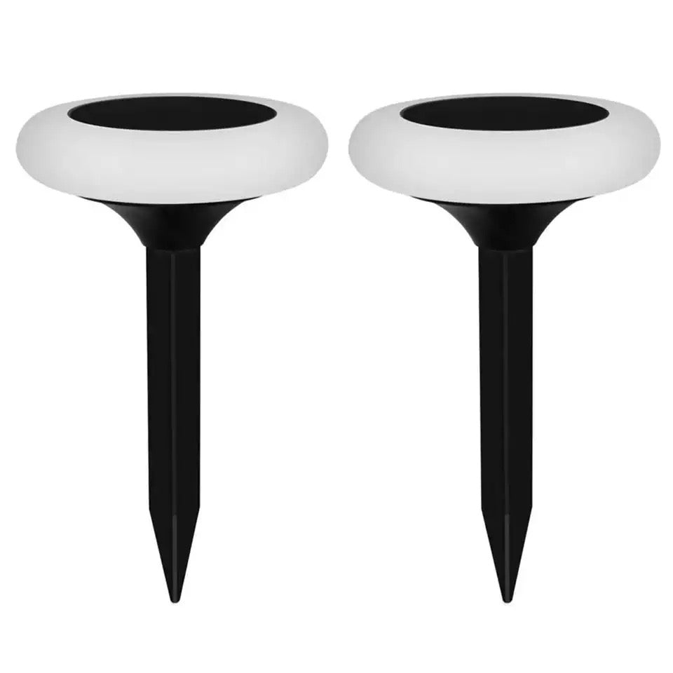 Solar Powered LED Ground Plug Light Color Gradient Waterproof Garden Landscape Lawn Lamp Outdoor Landscape Lighting Lamp