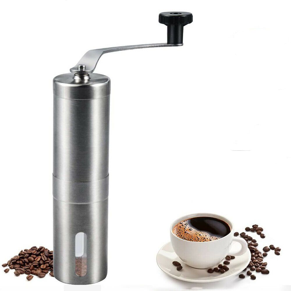 Portable Manual Coffee Grinder – Conical Ceramic Burr Hand Mill for Coffee Beans, Spices & More