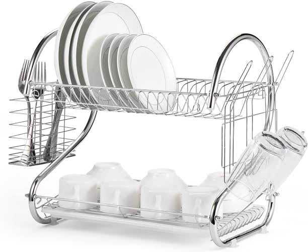 Dish Rack With Clear Tray