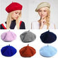 Beret Hats Women Winter French Hat Girls Solid Color Fashion Autumn Winter Beret