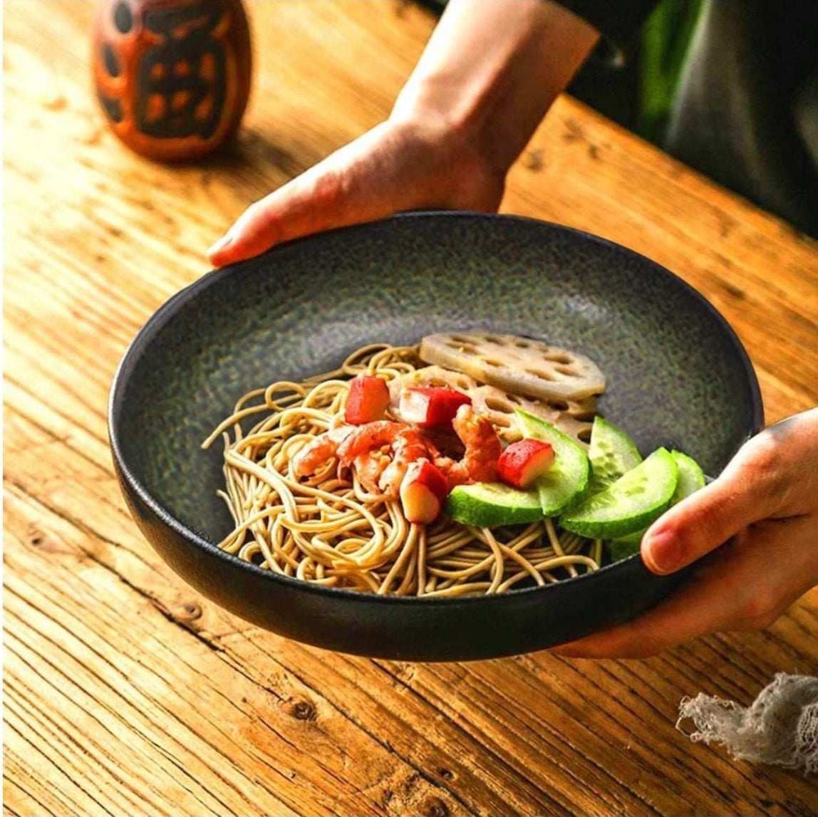 Rustic Stoneware Plates 4pc