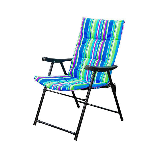 Foldable Luxury Striped Chair