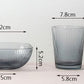 Glass Bowl & Cup Set 6pc