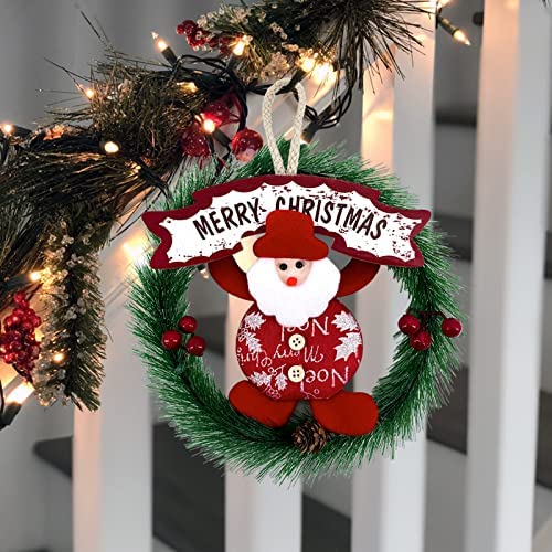 MHome Christmas Wreath – Festive Holiday Front Door Decor