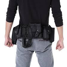 Outdoor Tactical Belt Law Enforcement Modular Equipment Security Utility Belt 8pc