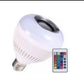 Smart LED RGB Bluetooth Speaker Bulb 12W E27 Multi Color Changing Light Bulb with Remote Control
