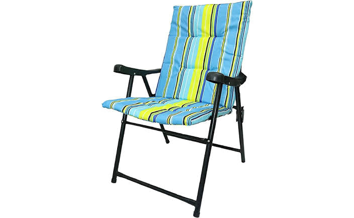 Foldable Luxury Striped Chair