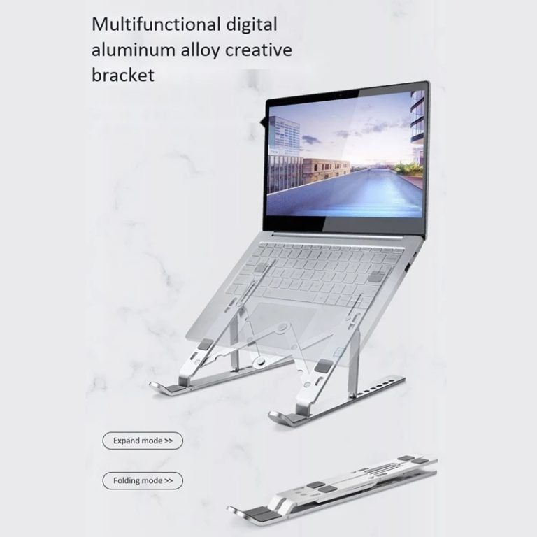 Laptop Stand Adjustable Non-Slip Ventilated Holder for Air Pro Dell XPS More 10-14 inch Laptops