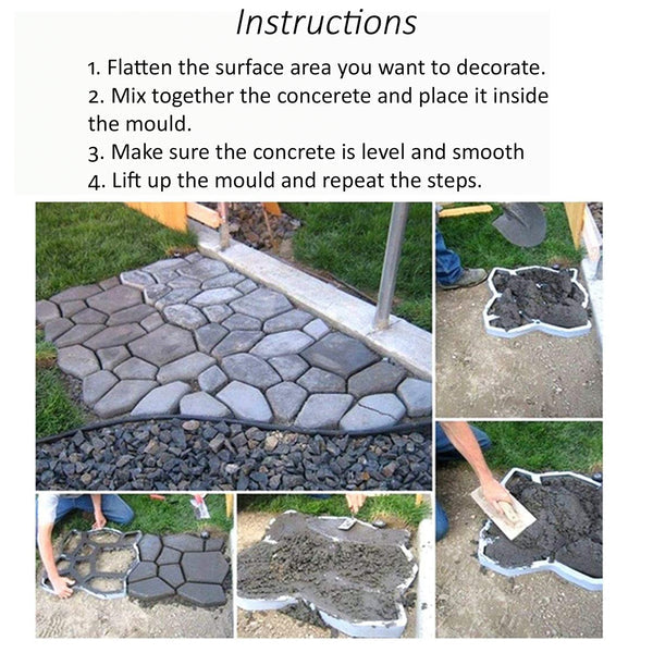 Paving Mould - DIY Garden Irregular Shape